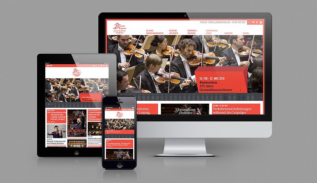 Konzeption und Gestaltung Website