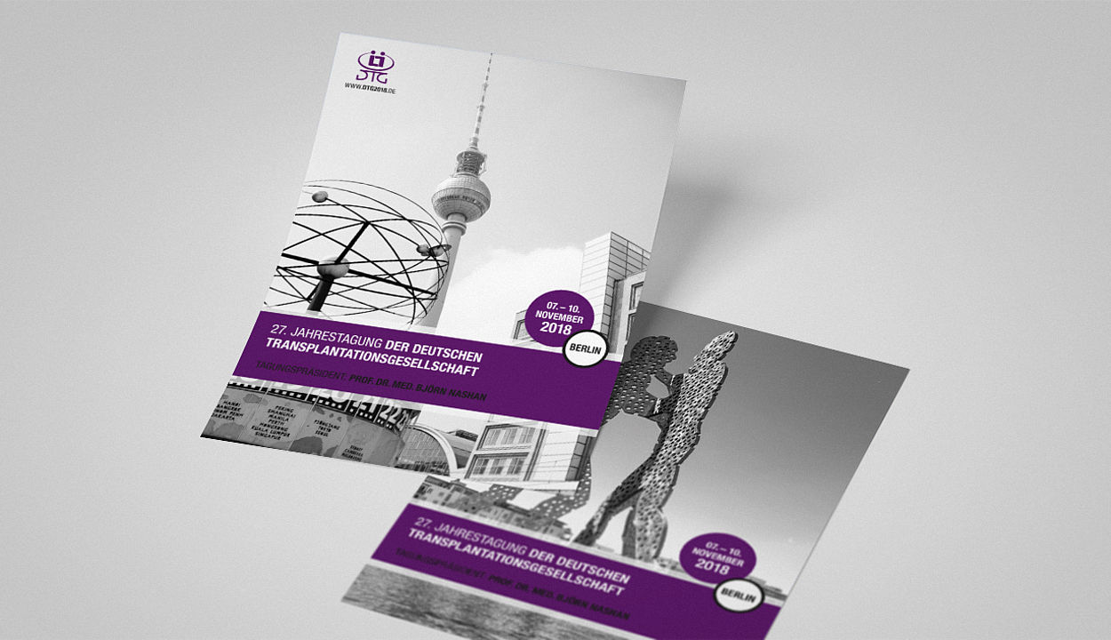 Programmhefte und andere Drucksachen für Kongresse